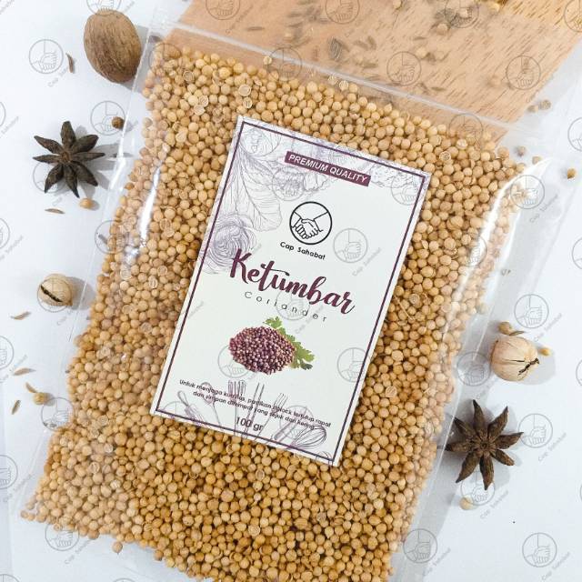 100gr Ketumbar Coklat / Ketumbar Butek Busem / Coriander  / Rempah / JSR 100% PREMIUM QUALITY