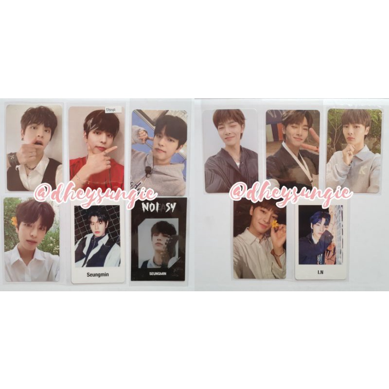 Photocard Noeasy Seungmin I.N Stray Kids