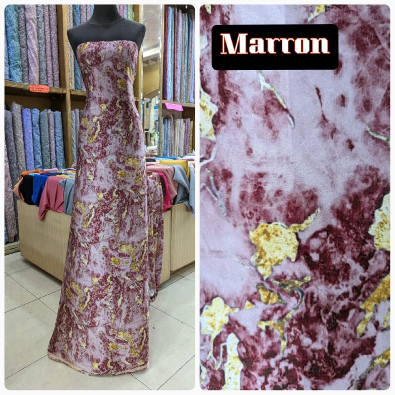 Armani silk motif / Armani silk / pure silk motif