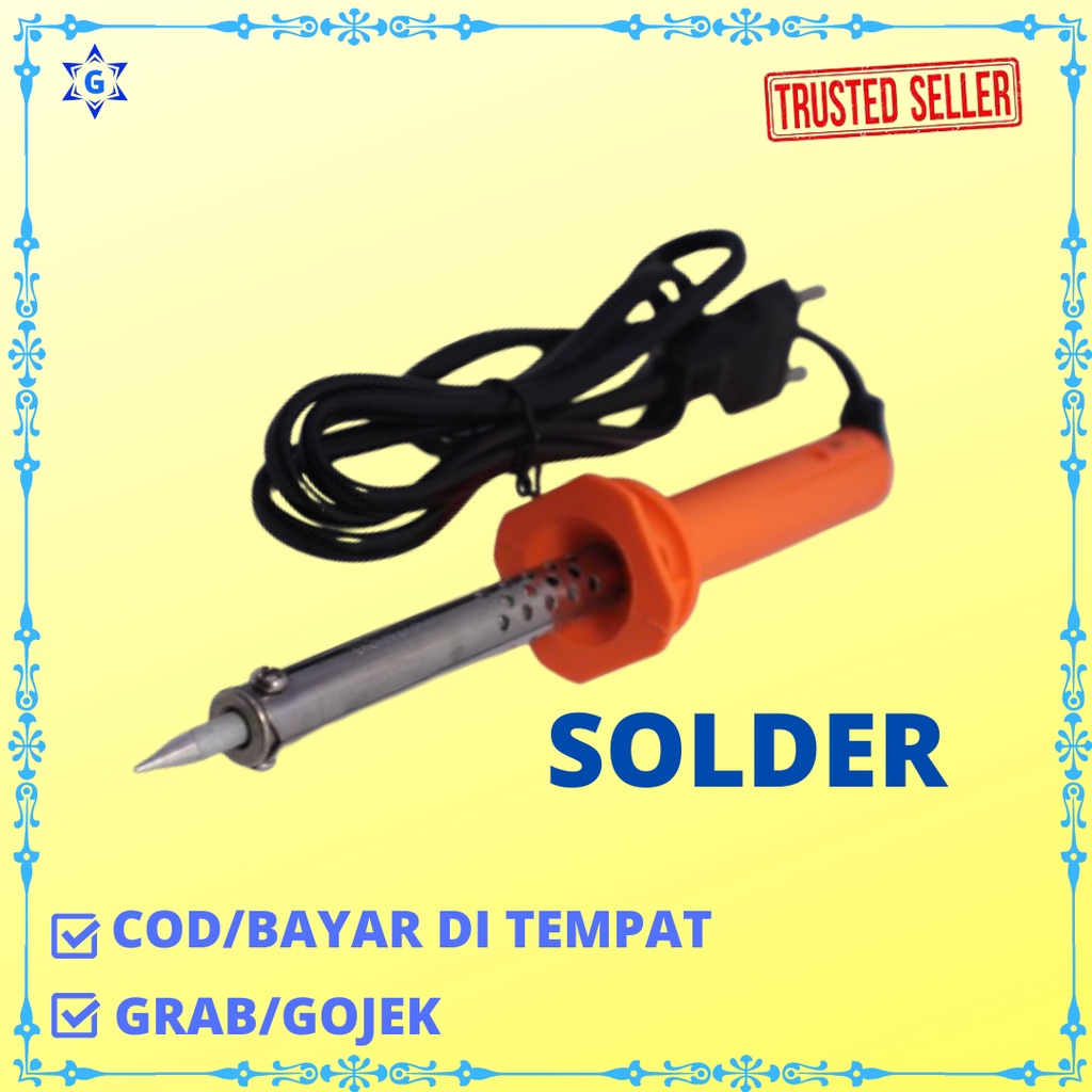 SOLDER LISTRIK 40 WATT OSMOND ORANGE KUALITAS BAGUS