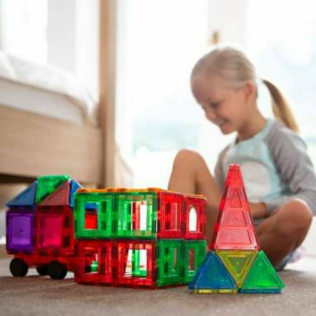 Magnetic tiles - Magnascape building tiles 150pc