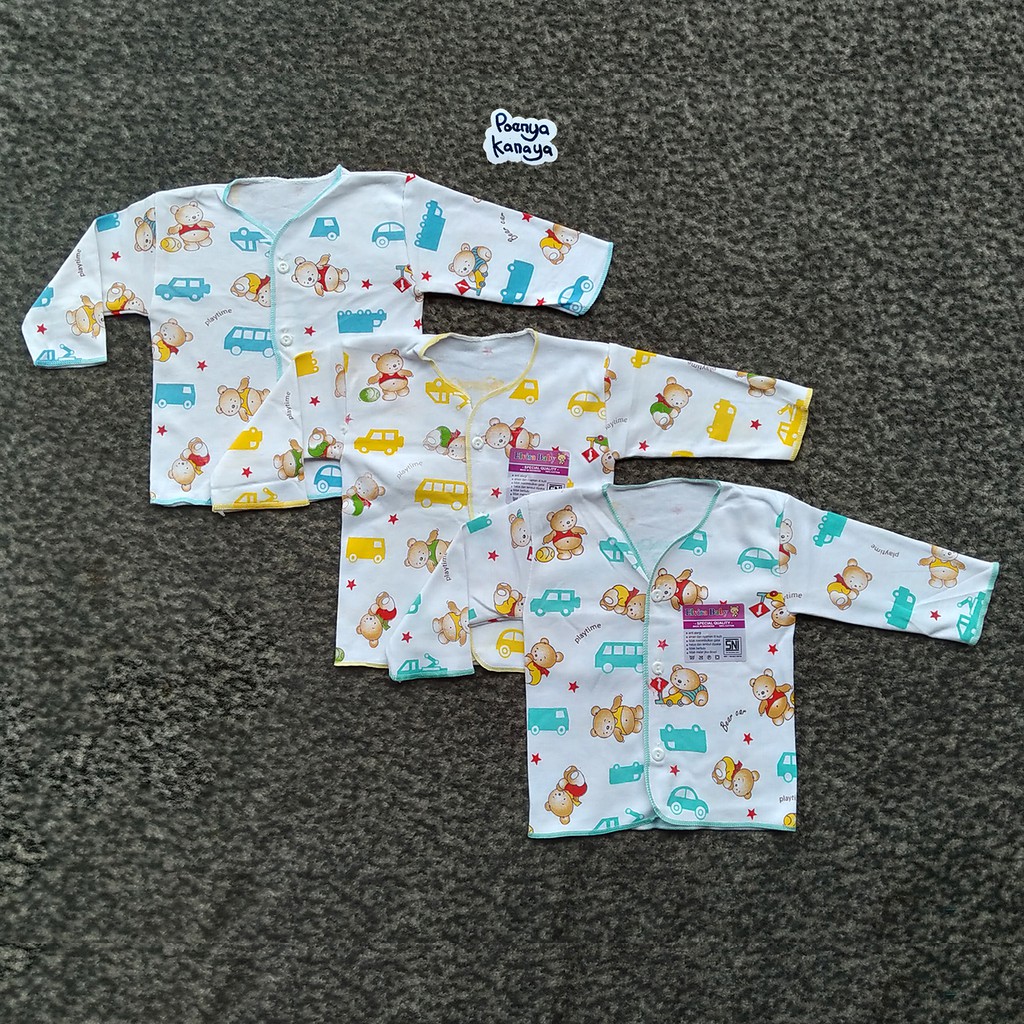 SNB06 Baju Bayi Panjang Newborn ELVIRA SNI-4