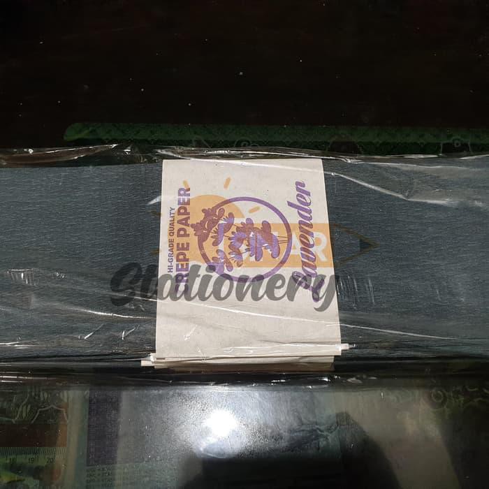

PROMO - Kertas krep lembaran lavender hitam 099 pak isi 25pc