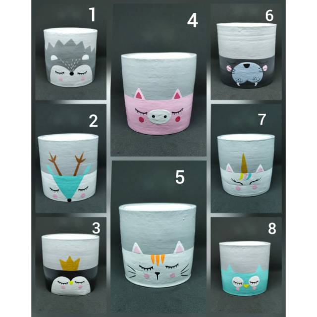 POT LUKIS ANIMAL (bebas pilih)