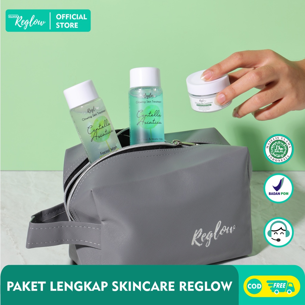REGLOW skincare original paket Kecantikan Skincare Treatment BPOM Murah Reglow