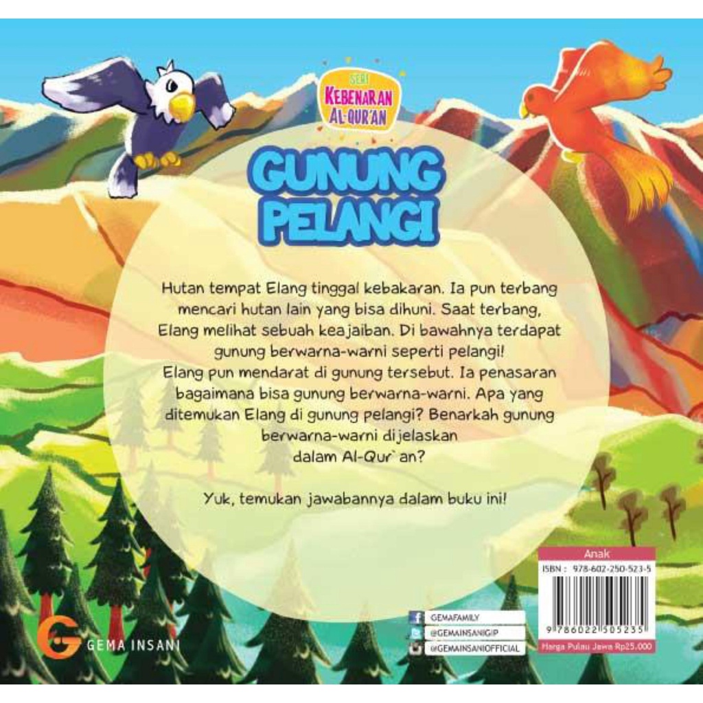 Buku Seri Kebenaran al Quran - Gunung Pelangi - Gema Insani 100% Original