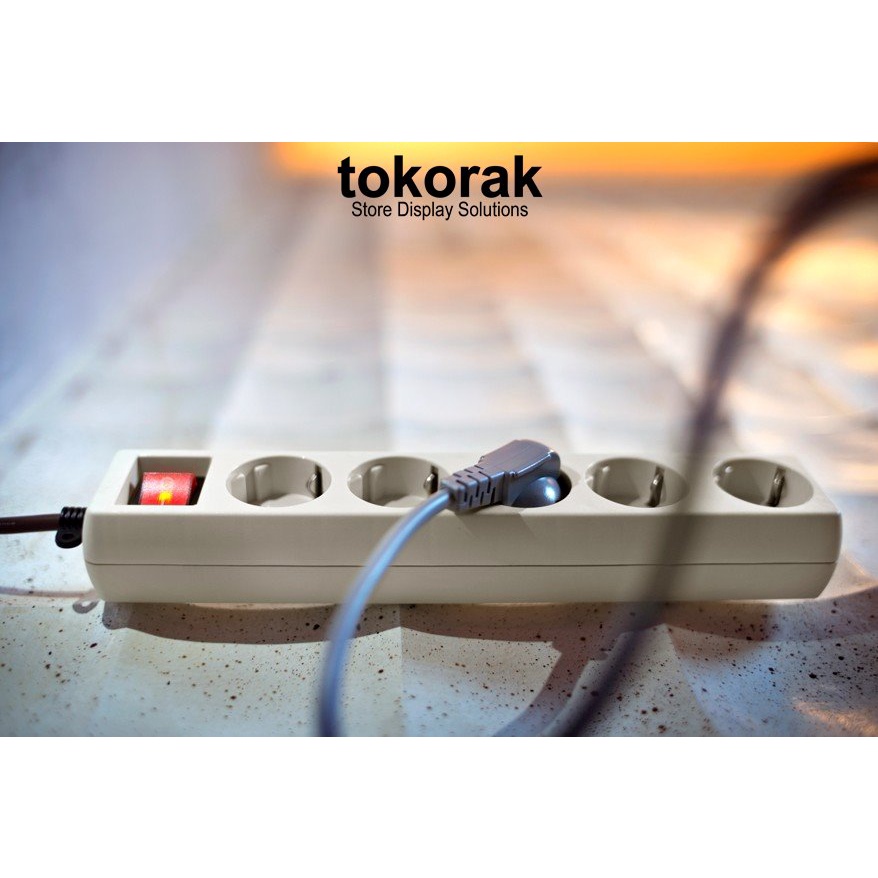 STOP KONTAK 5 LB ARDE + SAKLAR UTICON ST 1582 - COLOKAN EXTENTION