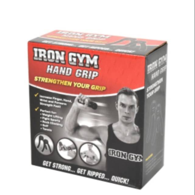 Iron gym hand grip alat melatih otot lengan tangan