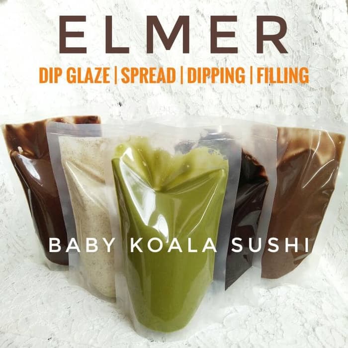 

Promo.... Elmer Tiramisu 1 Kg | Selai Spread Dipping Glaze Donut Topping - Tiramisu Gold