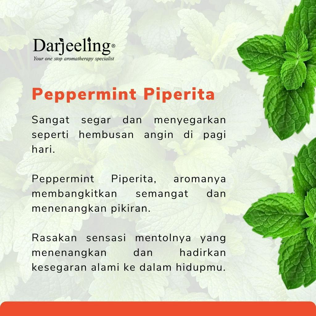 Darjeeling Peppermint Piperita Essential Oil / Minyak Daun Mint Aromaterapi