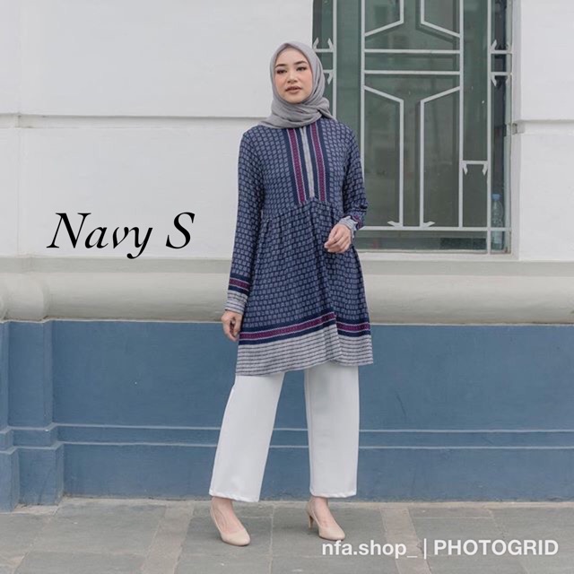 ETHNIK TUNIK NAVY BY HEAVEN LIGHTS