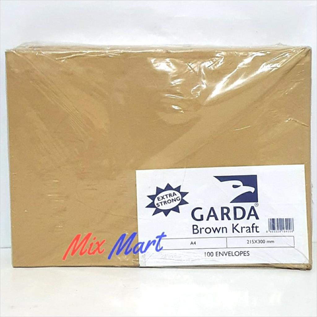 

Amplop Coklat Garda A4 isi 100 lembar