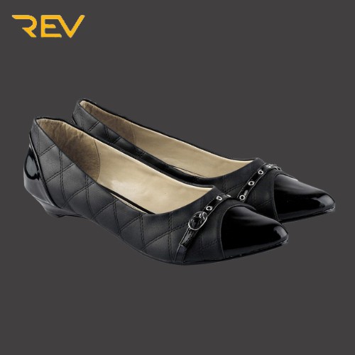 ☀ REV STORE ☀ Sepatu Pantofel Wanita Formal / Sepatu Kerja Wanita Hak Pendek ( BISA COD )