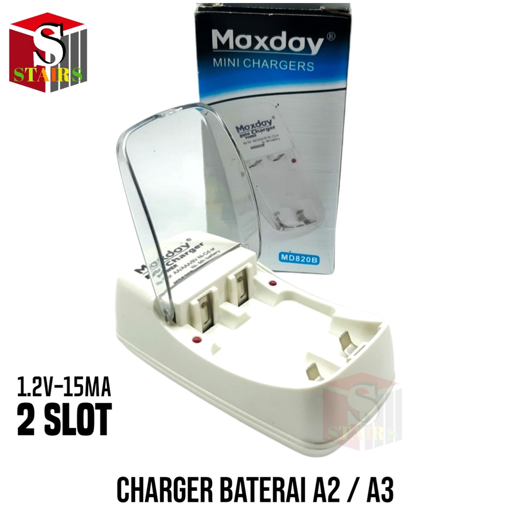 Casan/Charger Baterai A2/A3 MH 1.2V MS-04 4slot