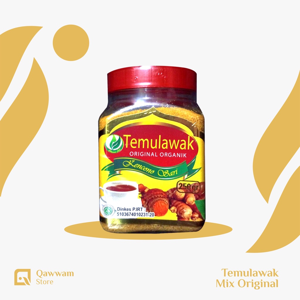 

KENCONO SARI Temulawak Mix Original Organik Plus Gula Tebu Isi 250g