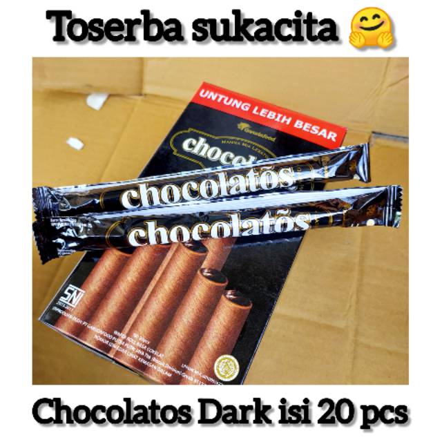

Chocolatos •Dark• Chocolate isi 24pcs