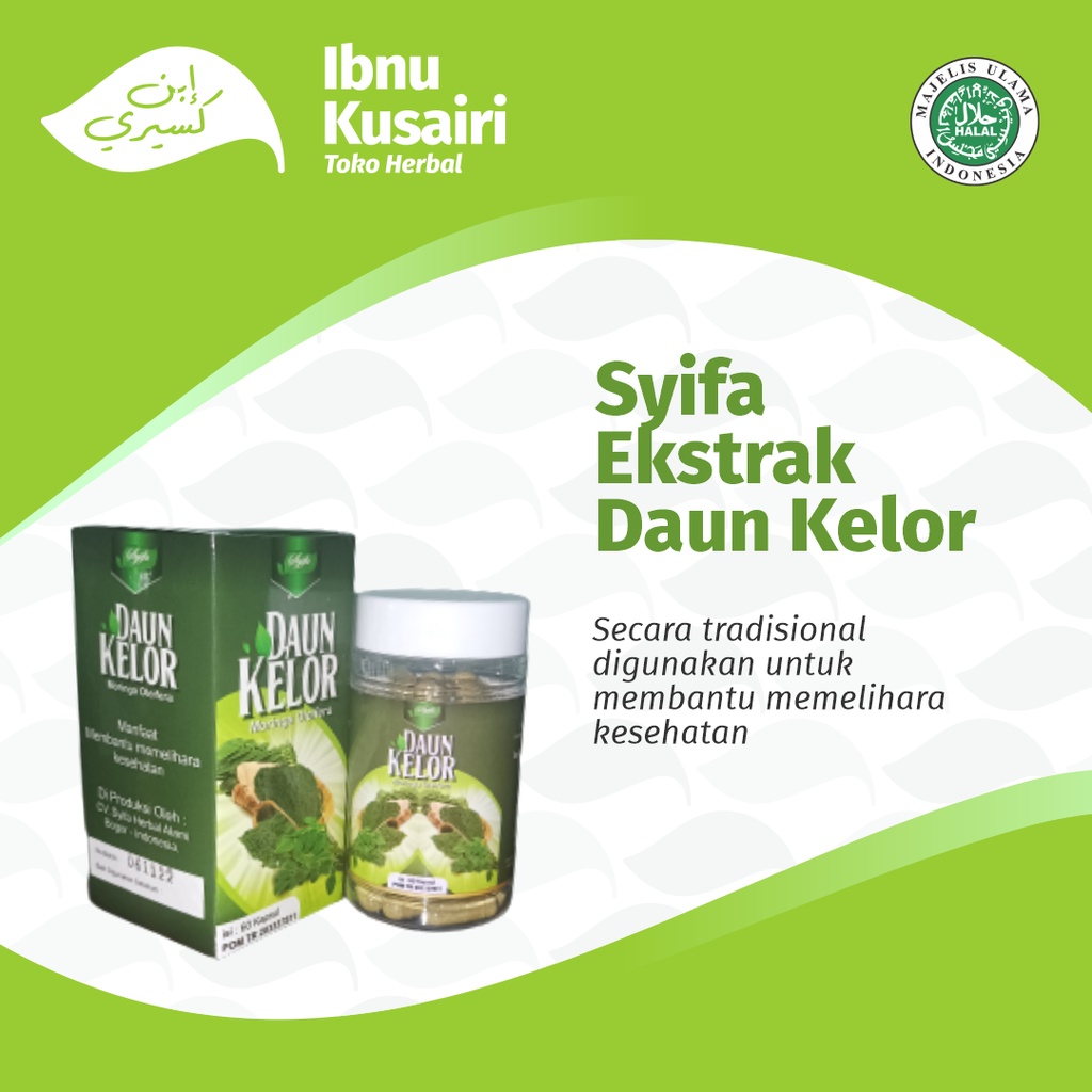 

Ekstrak Daun Kelor Syifa isi 60 Kapsul