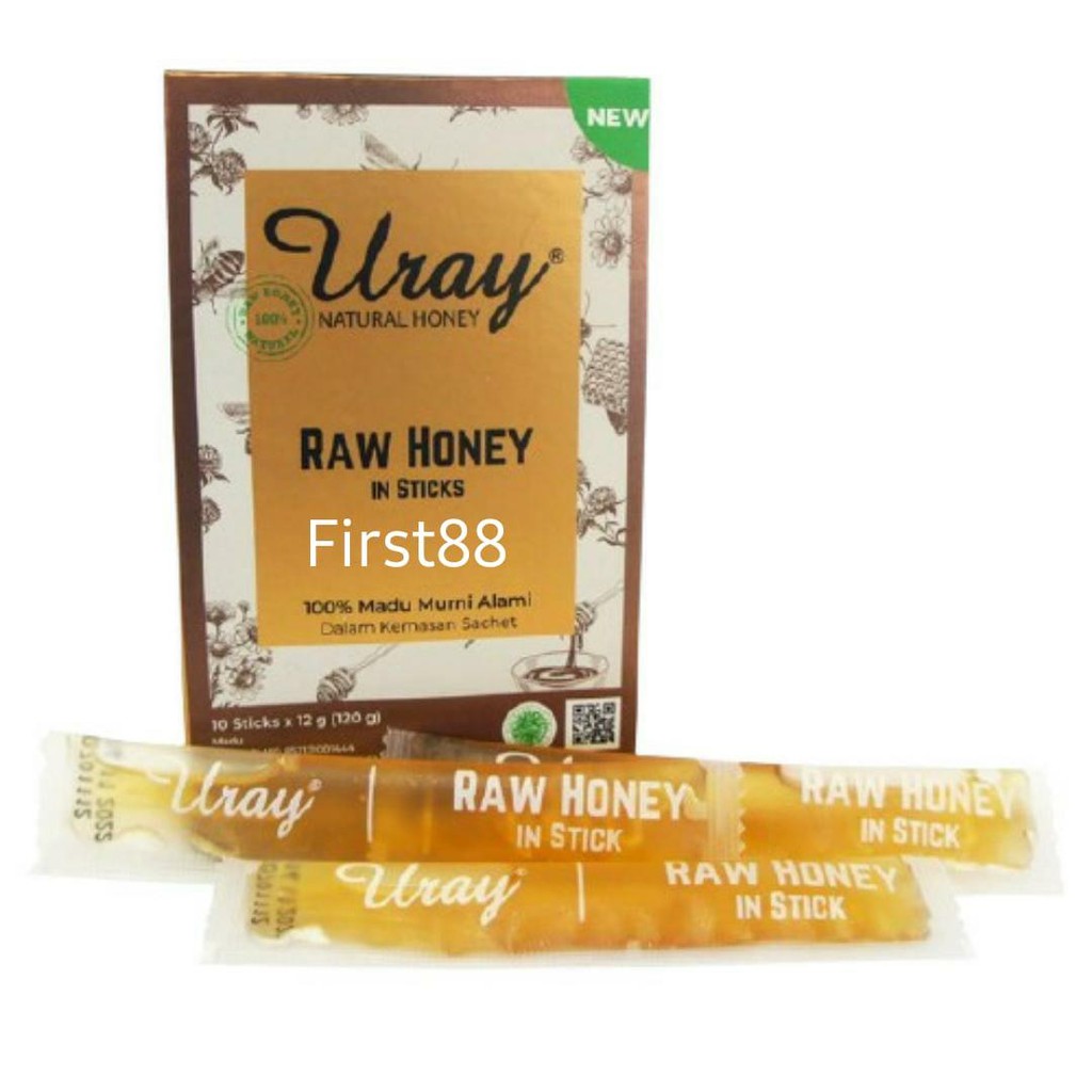 Madu Uray Stick Sachet 10 stick x 12 gram Raw Honey
