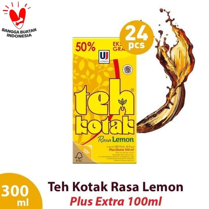 

(BISA COD) teh kotak Lemon 300 Ml X 24 psc EKSLUSIF Kode 632