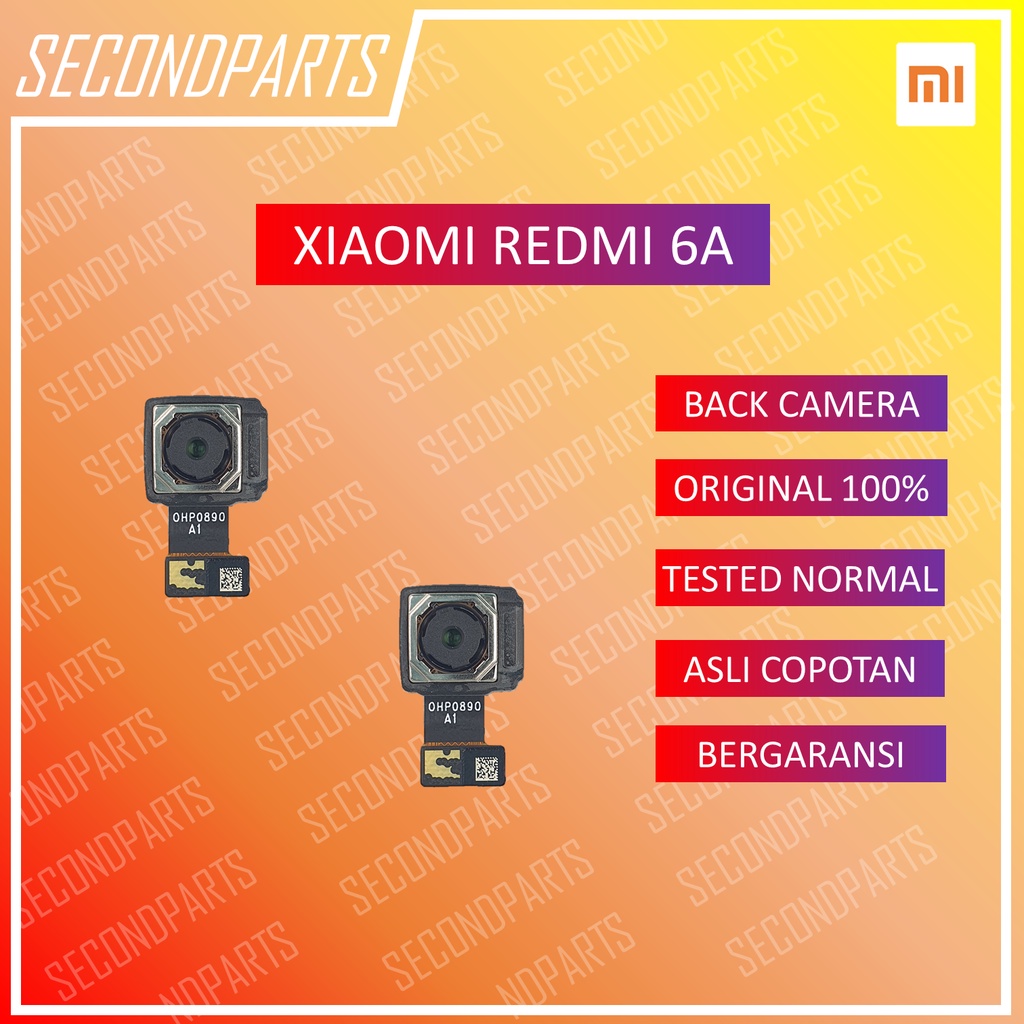 KAMERA BELAKANG XIAOMI REDMI 6A ORIGINAL COPOTAN