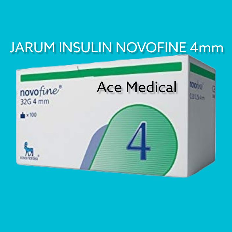 Jarum Insulin Novofine Ukuran 4mm Hijau