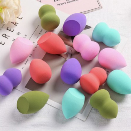 [Isi 2pcs] Spon Sponge Make Up - Beauty Blender - Sponge Makeup Foundation / Spons Kosmetik Mini