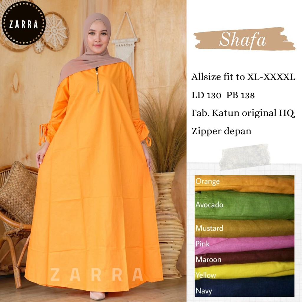 Gamis Wanita Muslim Dress COD SHA