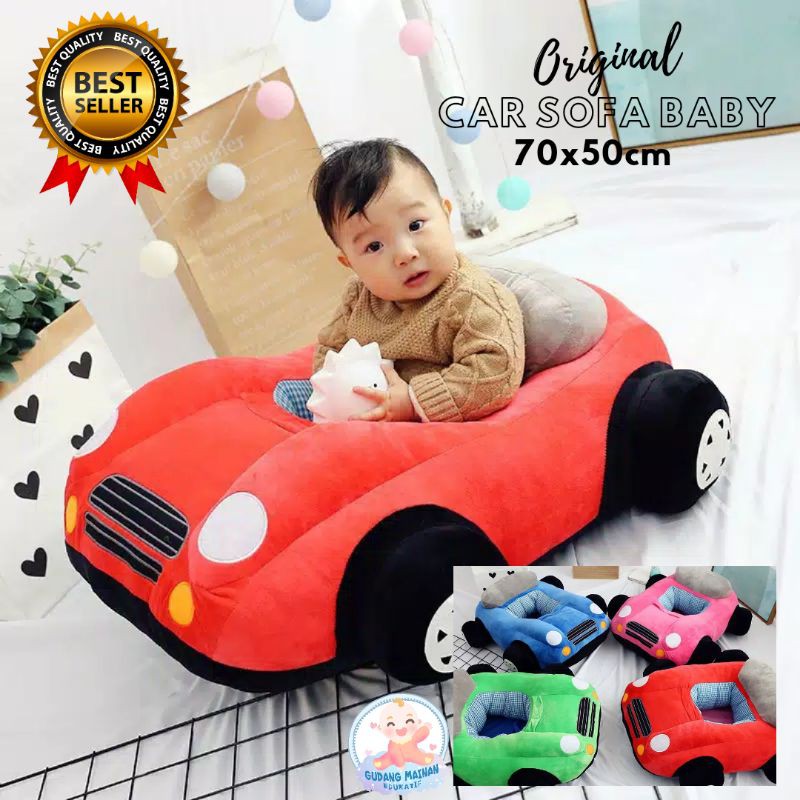 CUTE CAR! Gratis Isi Sofa kursi mainan mobil-mobilan bayi belajar duduk import lucu