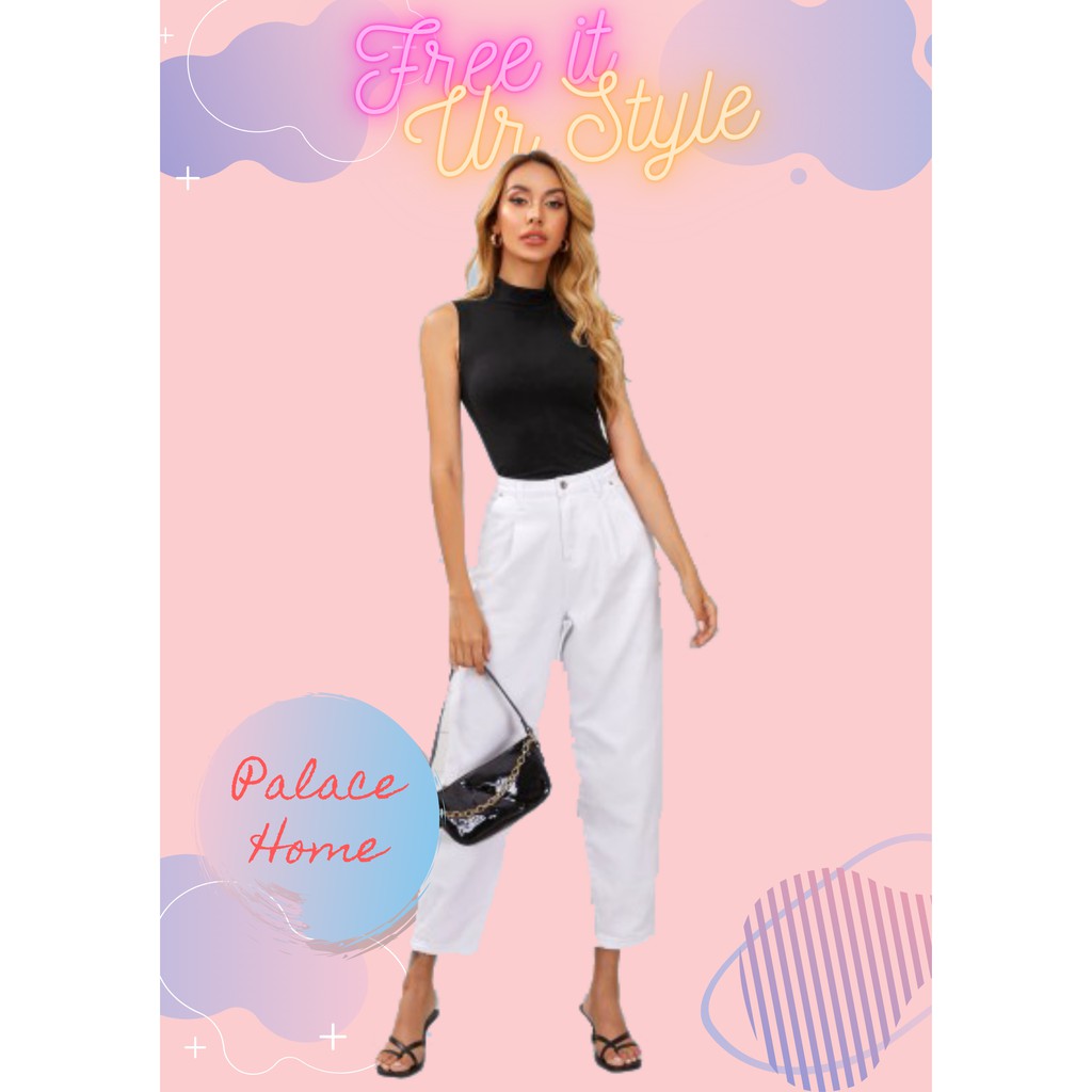 Tanktop Turtleneck Wanita