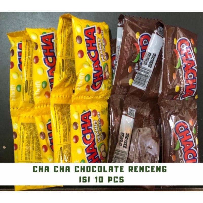 

CHACHA renceng isi 10 pcs rasa KACANG dan COKLAT