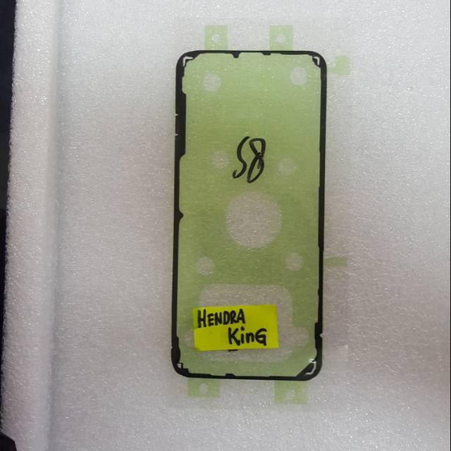 

Stiker lem perekat samsung S8 / lem tutup belakang