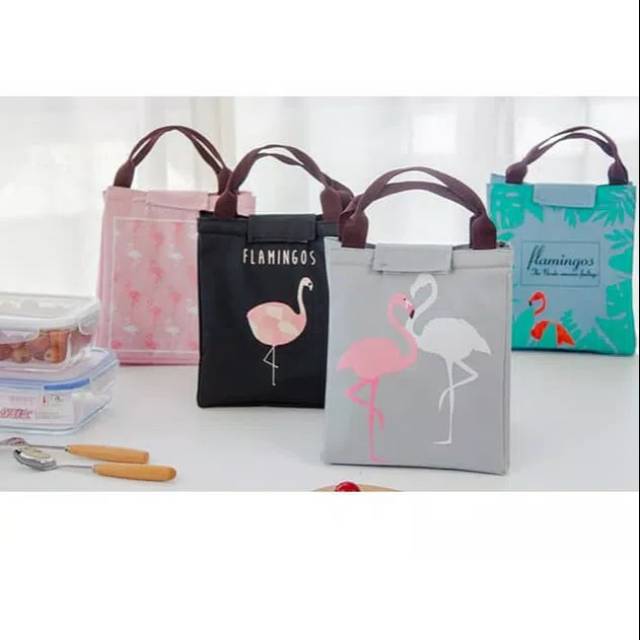 TM Lunch Bag Tas Bekal Makan Flamingo