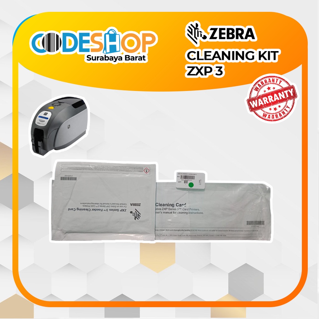 Cleaning Kit Zebra ZXP 3 Cleaning Kit Id Card