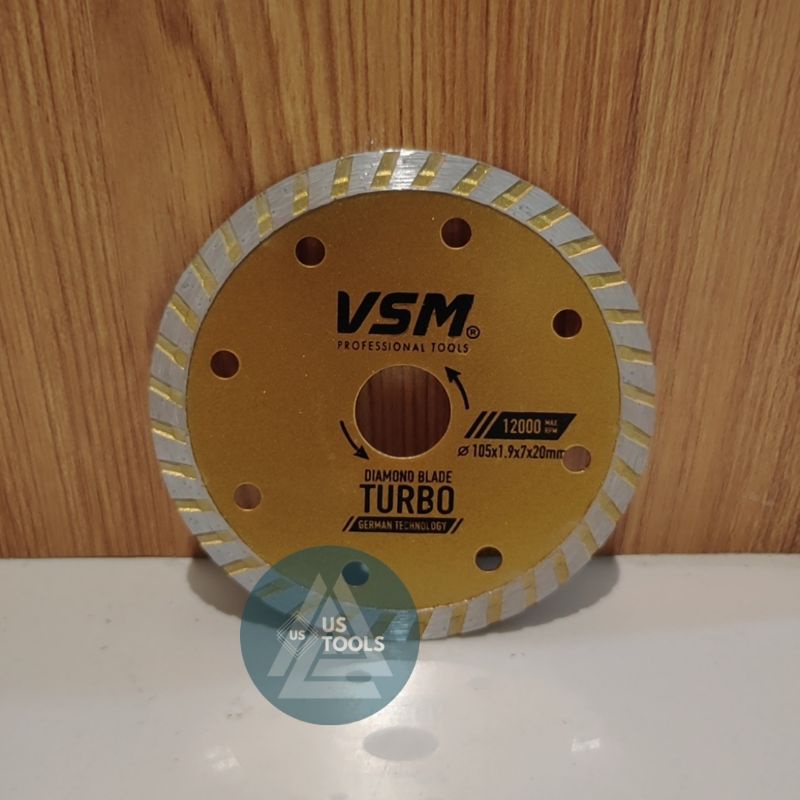 VSM MATA POTONG KERAMIK TURBO 4 INCH / Diamond wheel turbo