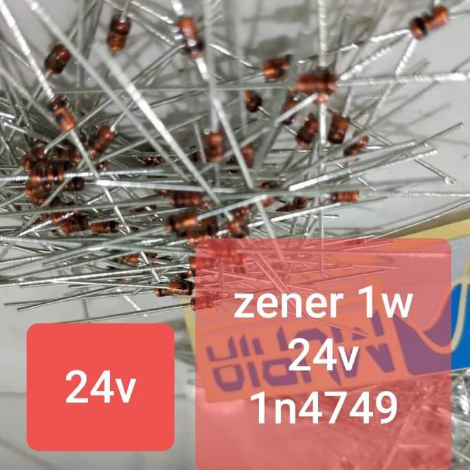 Dioda 24V 1Watt Zener 24Volt 24 Volt 1W 1 Watt 1N4749 In4749 1N 4749 Tojila39 Diminati Banget