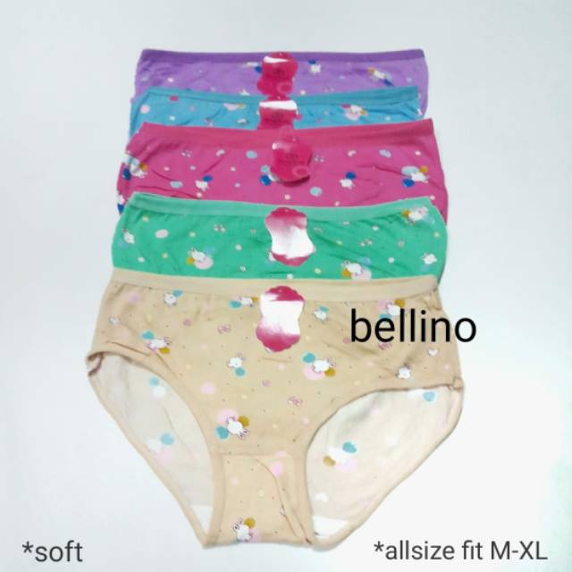 1Lusin 12pcs Celana Dalam Wanita CD Wanita  Motif Import Super  Soft  Allsize Fit L Cd Cewek Murah