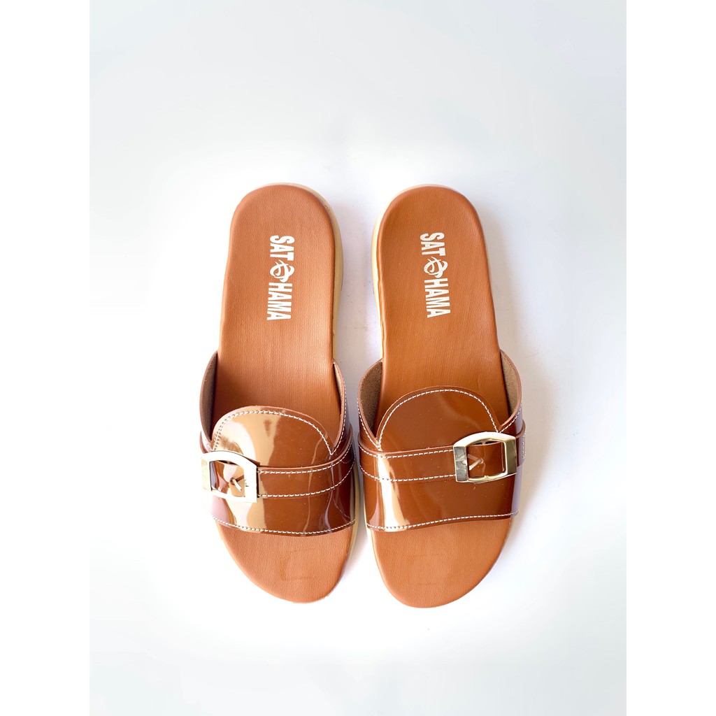 Satohama Sandal Wanita Kokop Wedges Selop Keren Sandal Wedges Murah Sandal Casual Terbaru