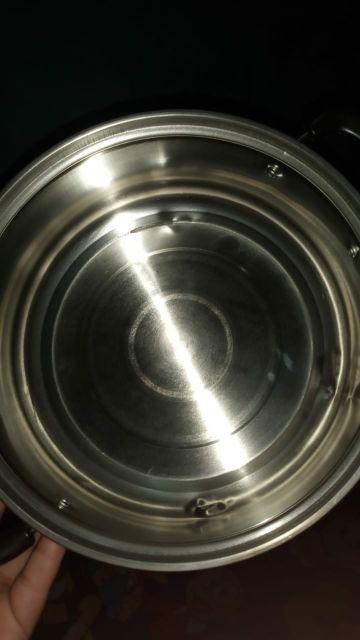 [disiniaja] [panci 5 Susun] Panci Beranak Stainless Steel Tutup Kaca Set Isi 5pcs