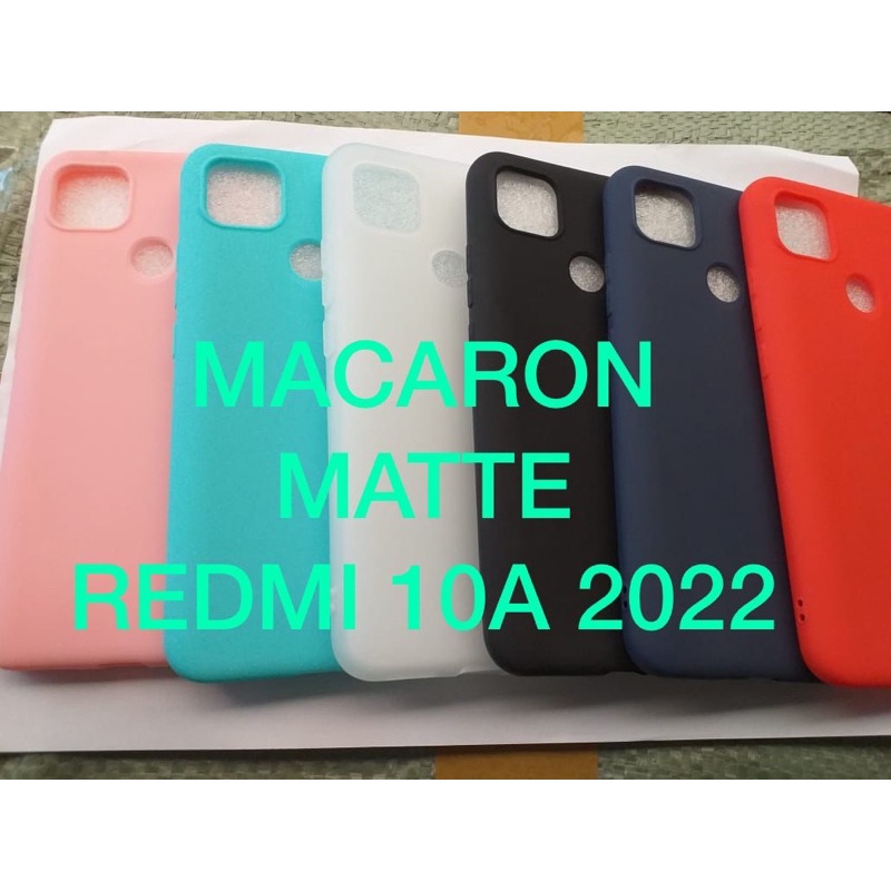 SOFTCASE MACARON MATTE REDMI 10A 2022 SILIKON MACARON MATTE PROMO SEN