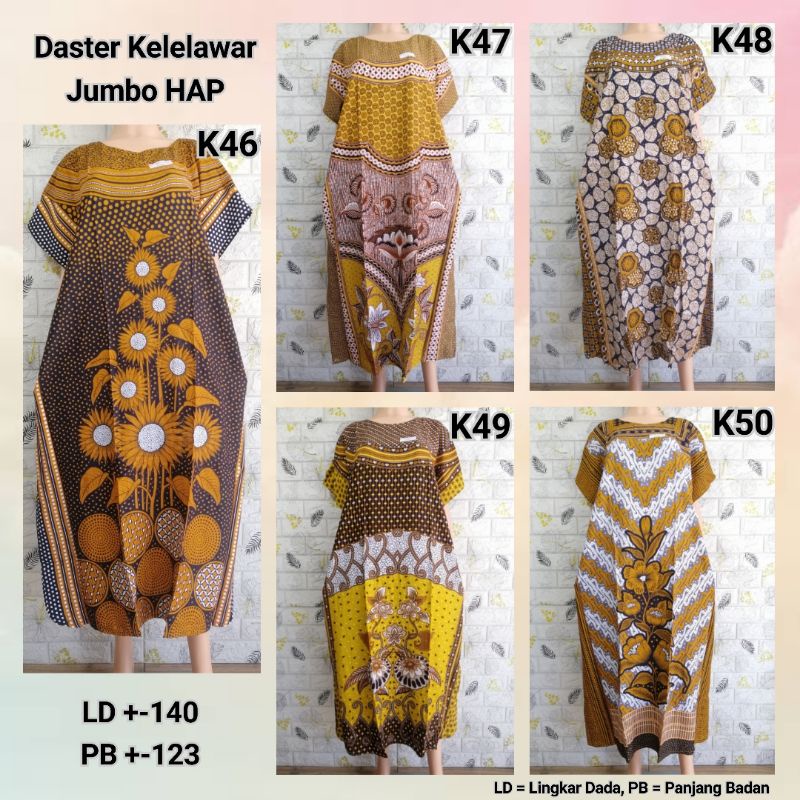 DASTER KELELAWAR JUMBO HAP COKLAT DASTER LOWO KALONG ADEM