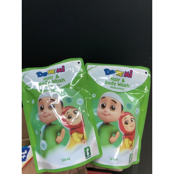 DISKON 50% Doremi Refil hair& body wash nusa rara
