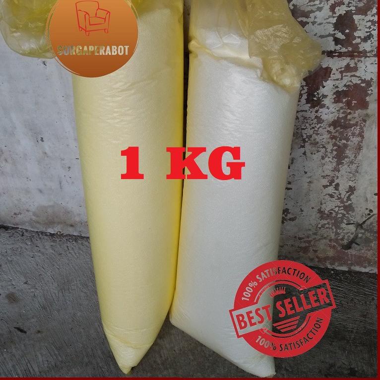 

[KODE V906] Sterofoam butir 1 kg putih Styrofoam butiran kacang Sterofom bean bag isi boneka hadiah