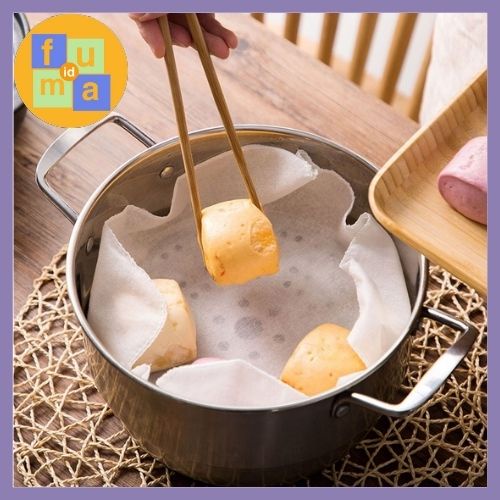 Kain Alas Kukus Tatakan Kukusan Makanan Roti Mantao Bakpao Import Katun / Kain Kukus Masal Roti Kue / Kain Pengukus Pampling / Steamer Cloth