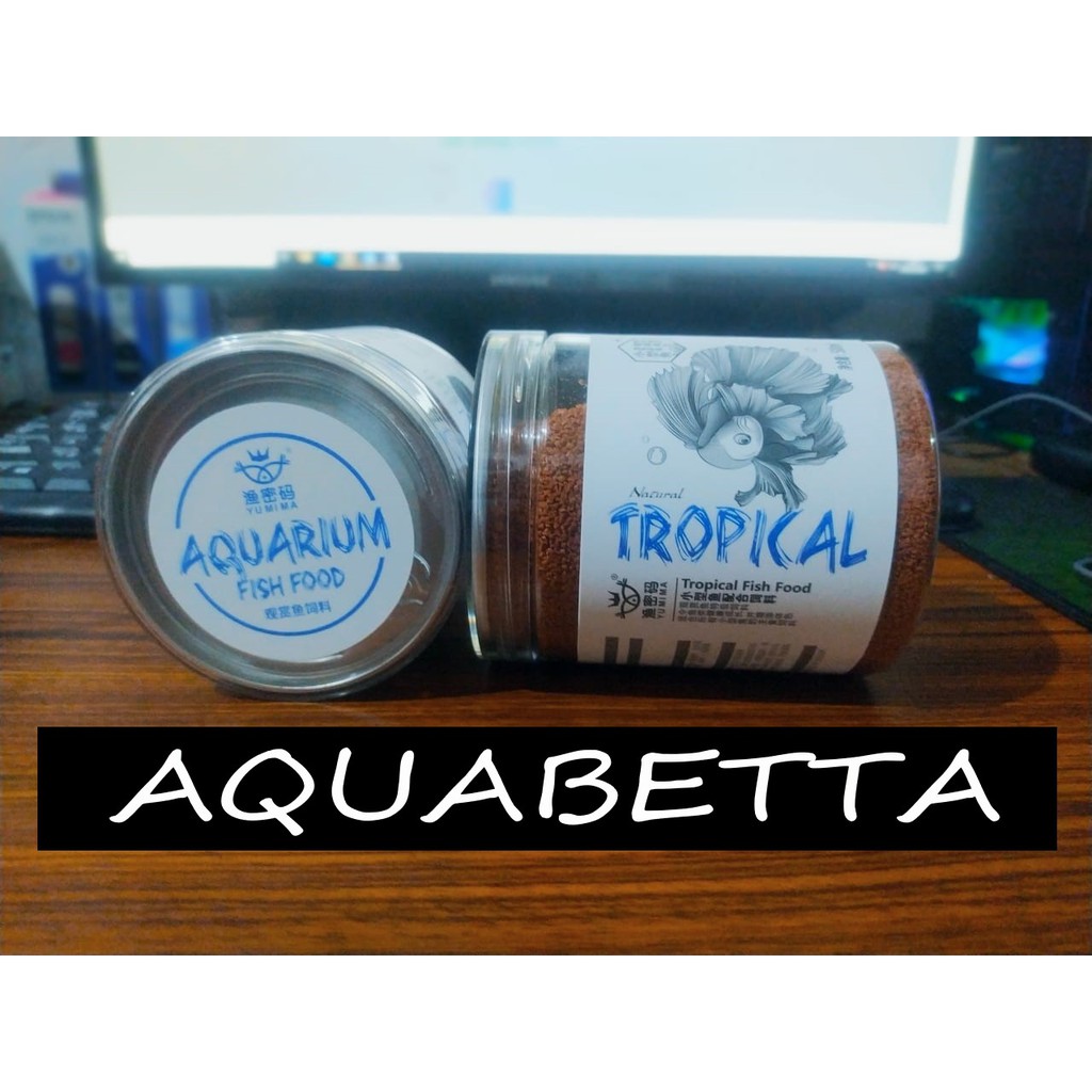 Pakan Ikan Tropical Fish Food Import 500 ml Cupang Dewasa Guppy Neon Discus Oscar Dll