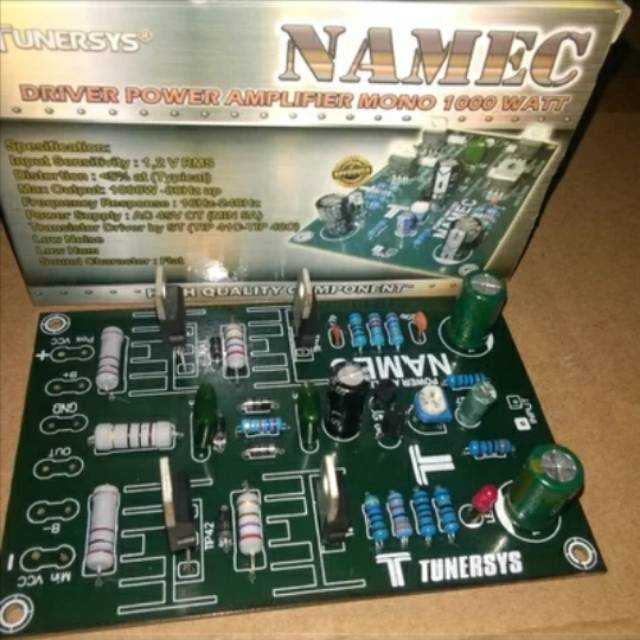 Kit Driver Power Amplifier Namec Mono