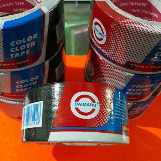 

Lakban hitam linen DAIMARU 45mm x 12 mtr ECER!!!!!