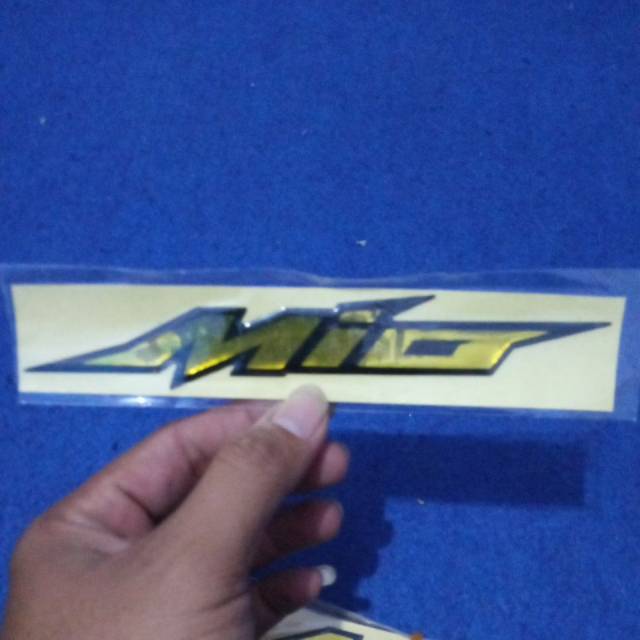 emblem timbul logo mio sporty mio soul mio smile