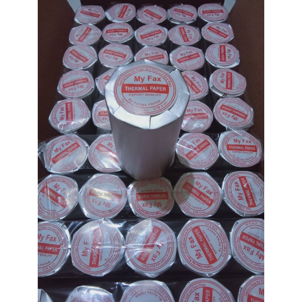 

klm KERTAS SETRUK THERMAL UKURAN 80mm x 40mm Paket 10 roll