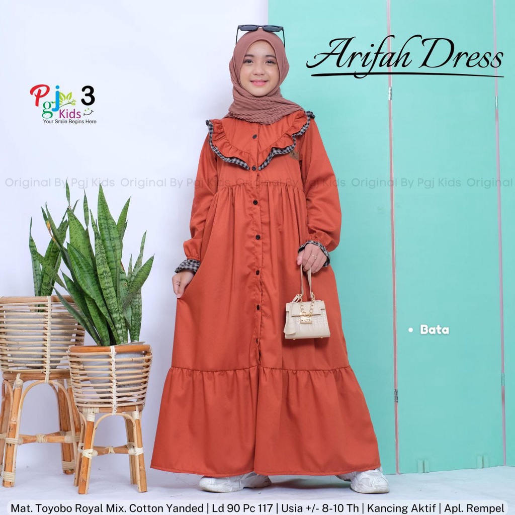 Gamis Anak Terbaru Gamis Remaja Tanggung Junior Garis Kombinasi Kekinian Cantik