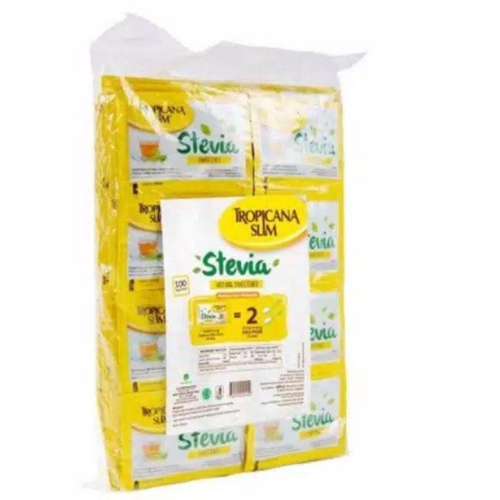 

[PROMO FVN64] Tropicana Slim Stevia Isi 100 Sachet Readystock